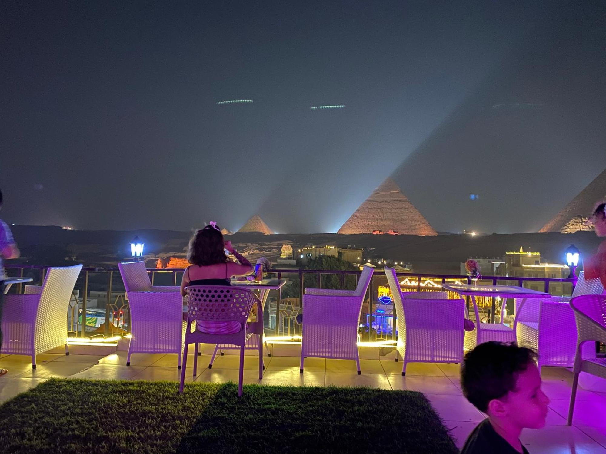 Golden Pyramids Inn Kafret el-Gabal Zewnętrze zdjęcie