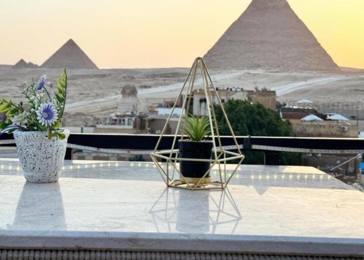 Golden Pyramids Inn Kafret el-Gabal Zewnętrze zdjęcie